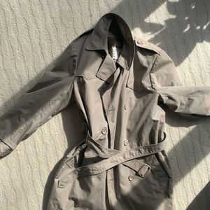 Fleece lined trench by london fog